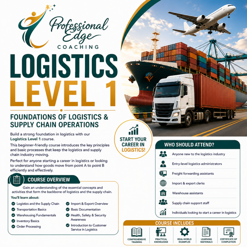 Logistics Level 1 - In class Training