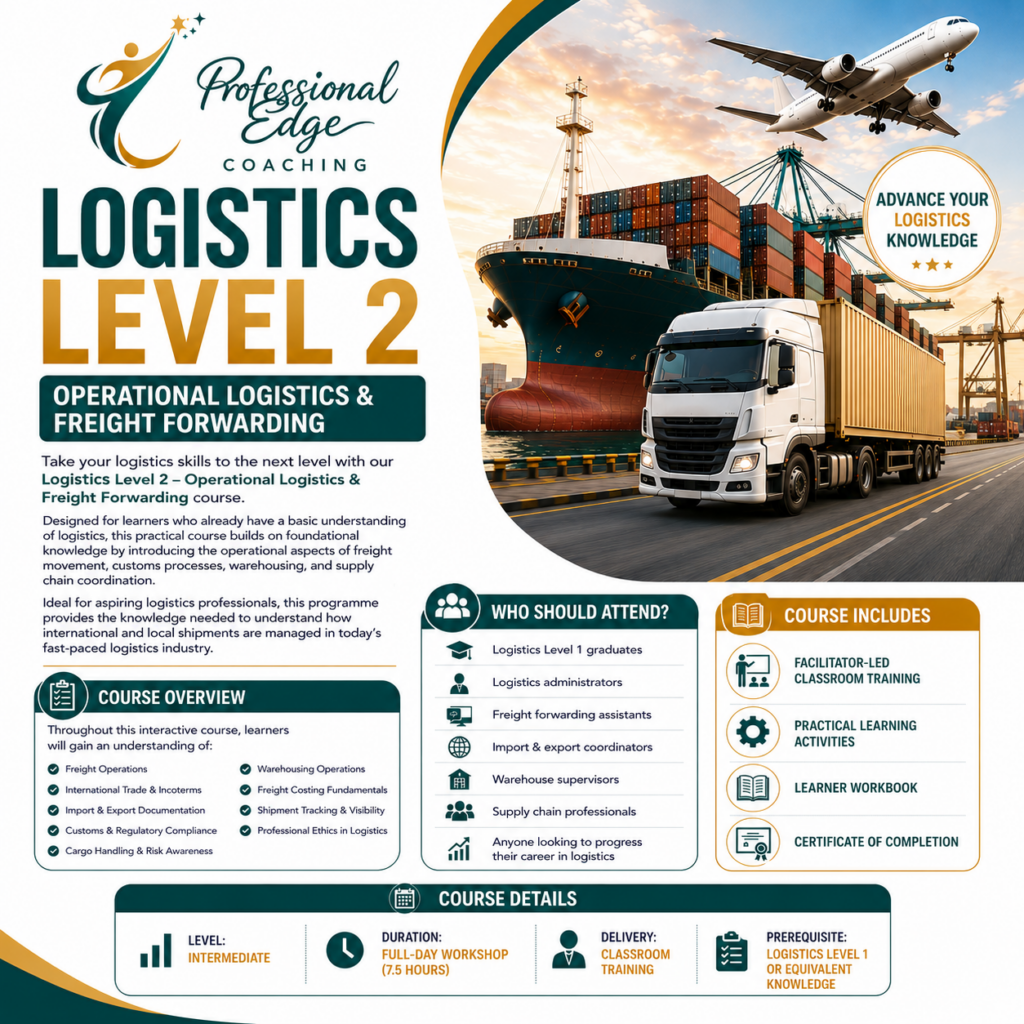Logistics Level 2 - In class Training
