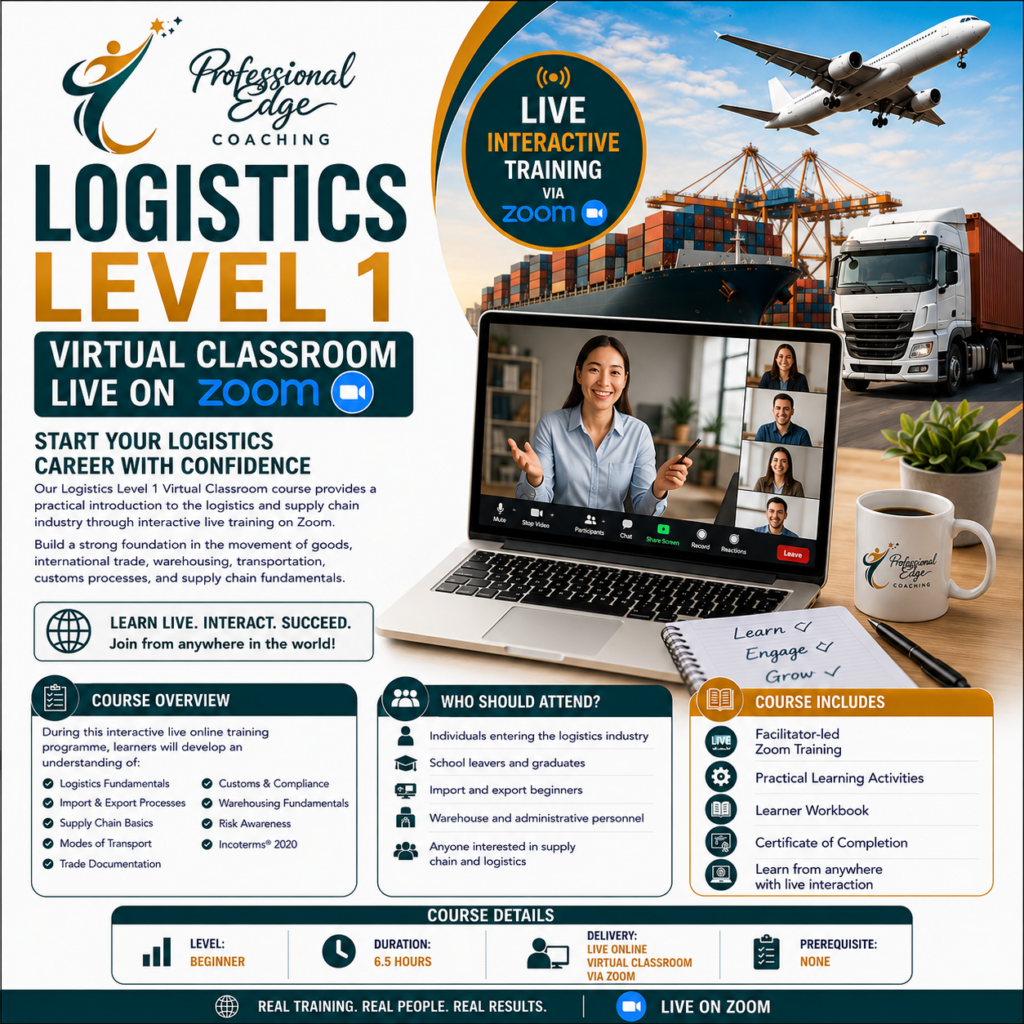 Logistics Level 1 - Virtual Online Class